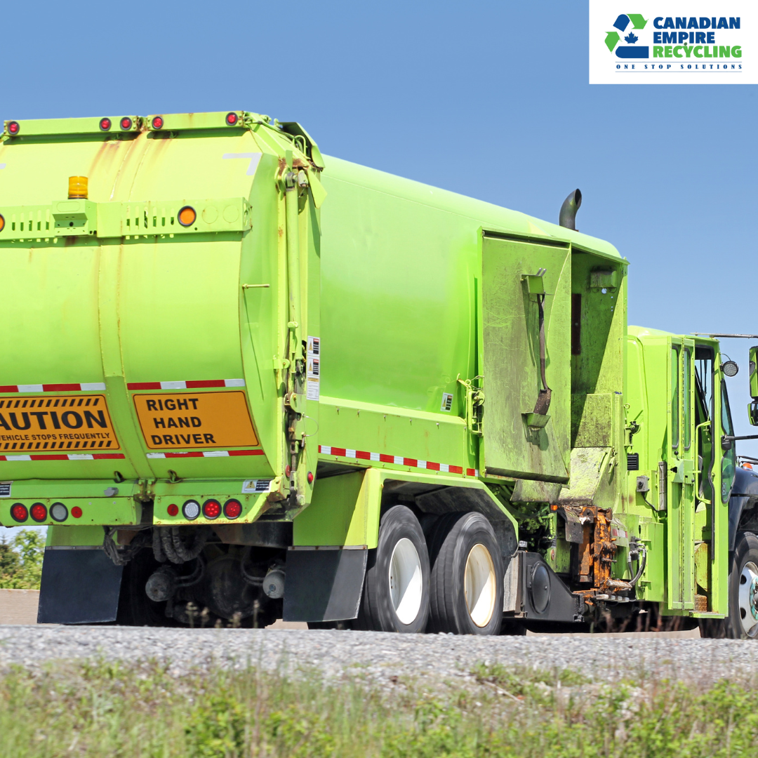 BC Waste Management Company Canadian Empire Recycling   Waste Management Trash Truck Services 